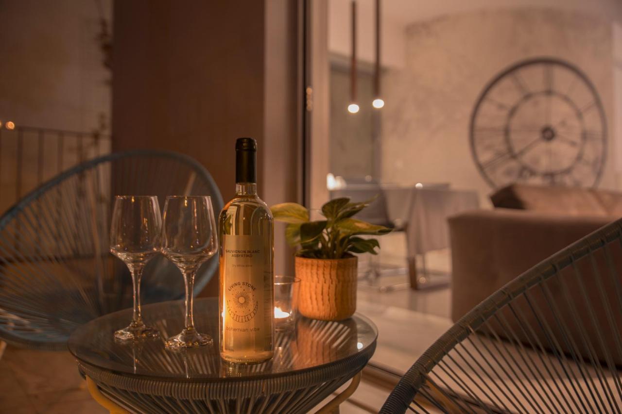 Luxury Apt With Parking-Living Stone Silver Athen Eksteriør bilde